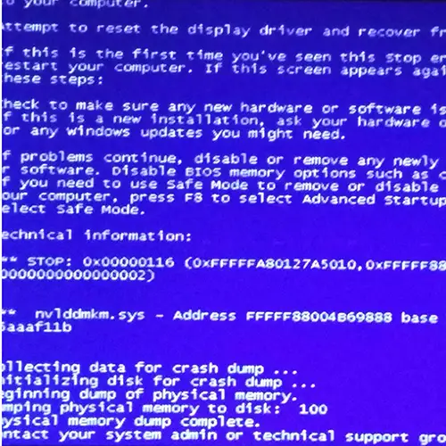 No Display Blue Screen